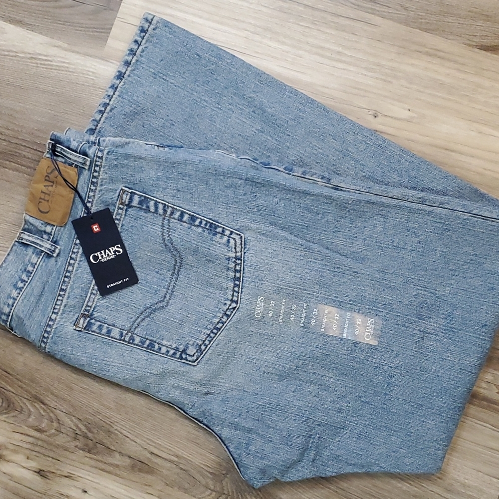 Men's Chaps Straight Leg Jean 40 × 32